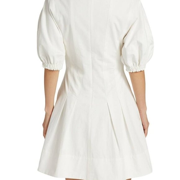 Proenza Schouler White Label Cotton Linen Mini Dress - Picture 5 of 10